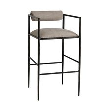  4709 - Barbana Bar Stool Pewter Texture