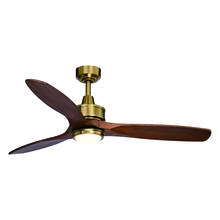  F0097 - Curtiss 52-in. Ceiling Fan Satin Brass