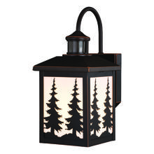  T0596 - Yosemite Dualux 7-in. Outdoor Motion Sensor Wall Light Burnished Bronze