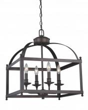  P0205 - Juliet 12.75-in Pendant or Semi Flush Ceiling Light (Dual Mount) Architectural Bronze