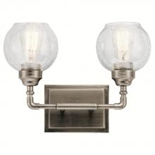  45591AP - Niles 2 Light Vanity Light Antique Pewter