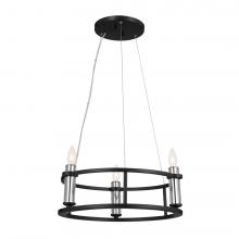  52493BK - Mini Chandelier 3Lt