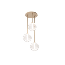  DVP27053VBR-CL - Courcelette 3 Light Cluster Pendant