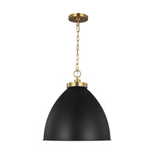  CP1301MBKBBS - Wellfleet Large Dome Pendant