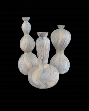  1200-0740 - Calm Sea Marbleized Vase Set of 3