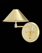  5000-0186 - Seton Brass Swing-Arm Wall Sconce