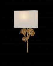  5178 - Gingko Gold Wall Sconce