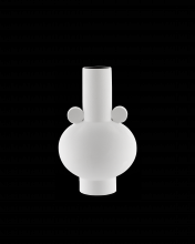  1200-0392 - Happy 40 Round White Vase