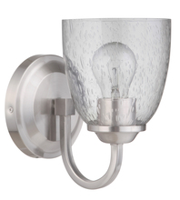  49901-BNK - Serene 1 Light Wall Sconce in Brushed Polished Nickel