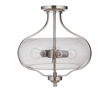  49952-BNK - Serene 2 Light Semi Flush in Brushed Polished Nickel