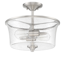  50452-BNK - Gwyneth 2 Light Convertible Semi Flush in Brushed Polished Nickel