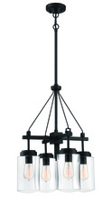  52124-ESP - Crosspoint 4 Light Outdoor Chandelier Espresso