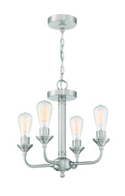  53054-BNK - 4 Light Convertible Semi Flush