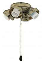  F405-SB-LED - Universal 4 Light Fitter in Satin Brass