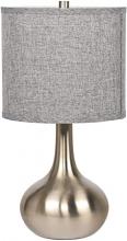  86235 - 1 Light Metal Base Table Lamp in Brushed Polished Nickel