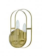  12806SB2 - Mindful 2 Light Sconce in Satin Brass