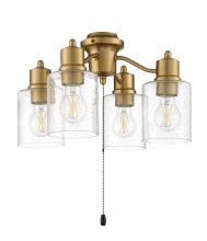  LK403107-SB-LED - 4 Light Universal Light Kit in Satin Brass