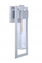  ZA4024-SA - Perimeter 1 Light Large Outdoor Wall Lantern in Satin Aluminum