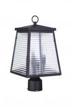  ZA4115-MN - Armstrong 3 Light Outdoor Post Mount in Midnight