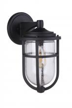  ZA4714-MN - Voyage 1 Light Medium Outdoor Wall Lantern in Midnight