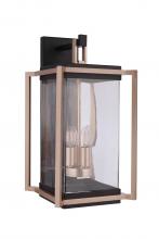  ZA6524-MNSB - Metalwork 4 Light Large Outdoor Wall Lantern in Midnight/Satin Brass