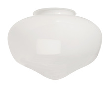  K068 - 4" Glass- White, Schoolhouse