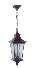  Z1371-AG - Argent II 3 Light Outdoor Pendant in Aged Bronze