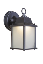  Z192-OBO-LED - Coach Lights Cast 1 Light Small LED Outdoor Wall Lantern in Oiled Bronze Outdoor