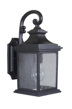  Z3204-MN - Gentry 1 Light Small Outdoor Wall Lantern in Midnight