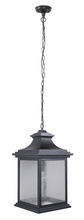  Z3211-MN - Gentry 1 Light Medium Outdoor Pendant in Midnight