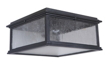  Z3227-MN - Gentry 1 Light Outdoor Flushmount in Midnight