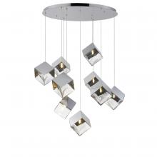  E24689-28PC - Ice Cube-Multi-Light Pendant